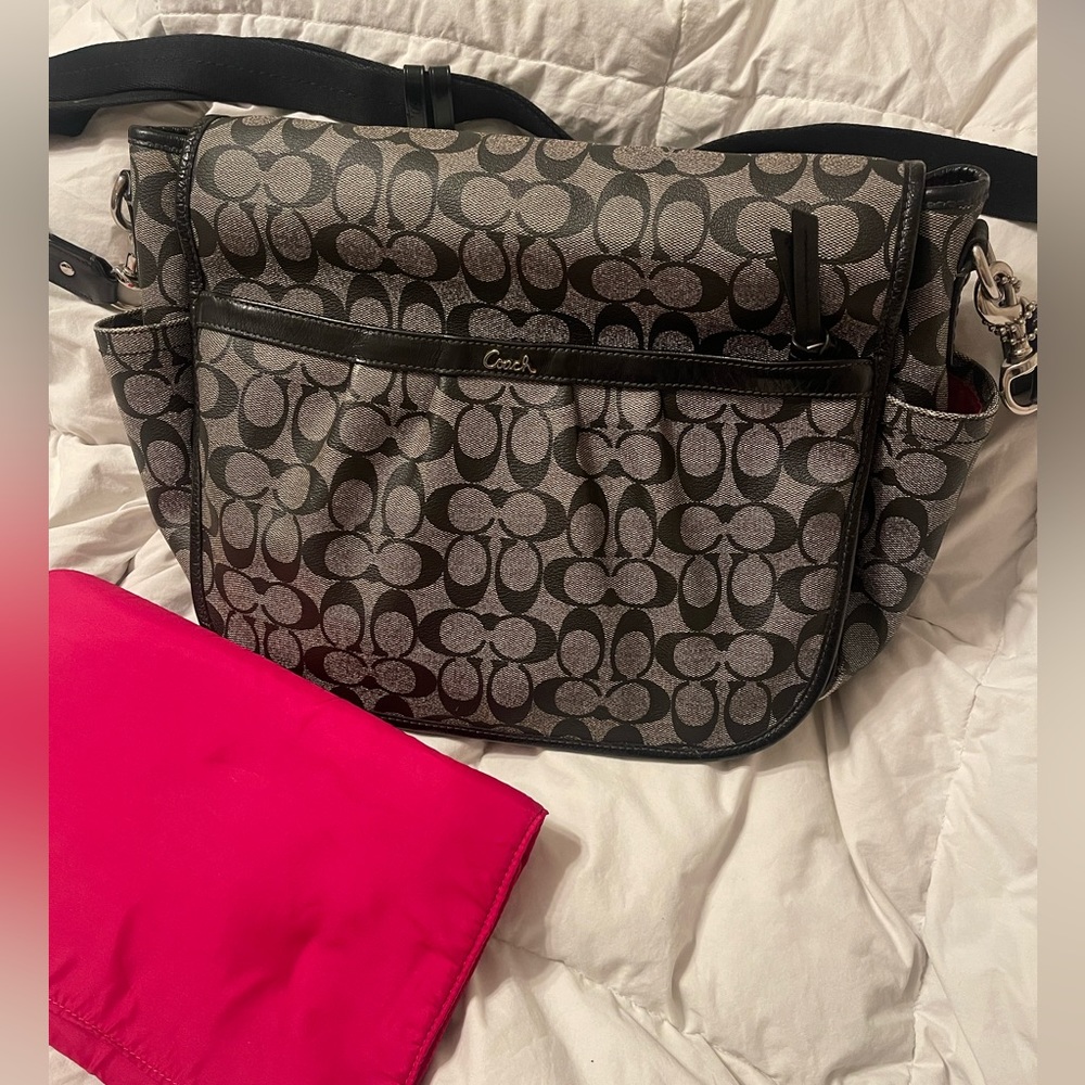 Authentic Coach diaper bag
